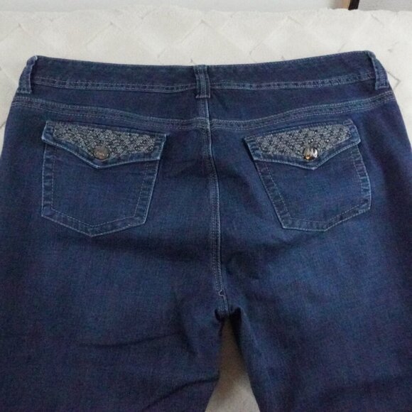 Melissa McCarthy Seven7 Women's Boot Cut Jeans - Blue - Picture 13 of 14